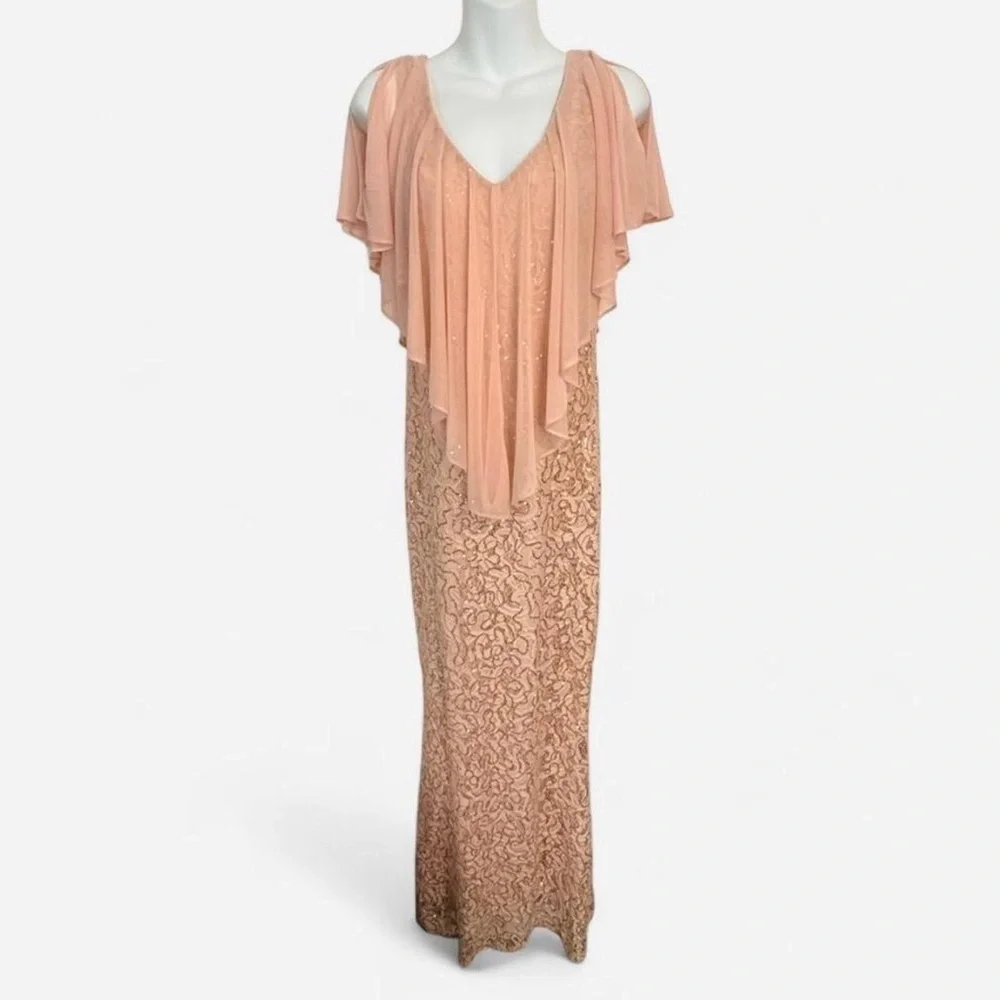 marina sequin dress Marina Sequin Short Sleeve Mock Neck Dress Blk At Nordstrom Rack - Womens Cocktail & Party Dresses